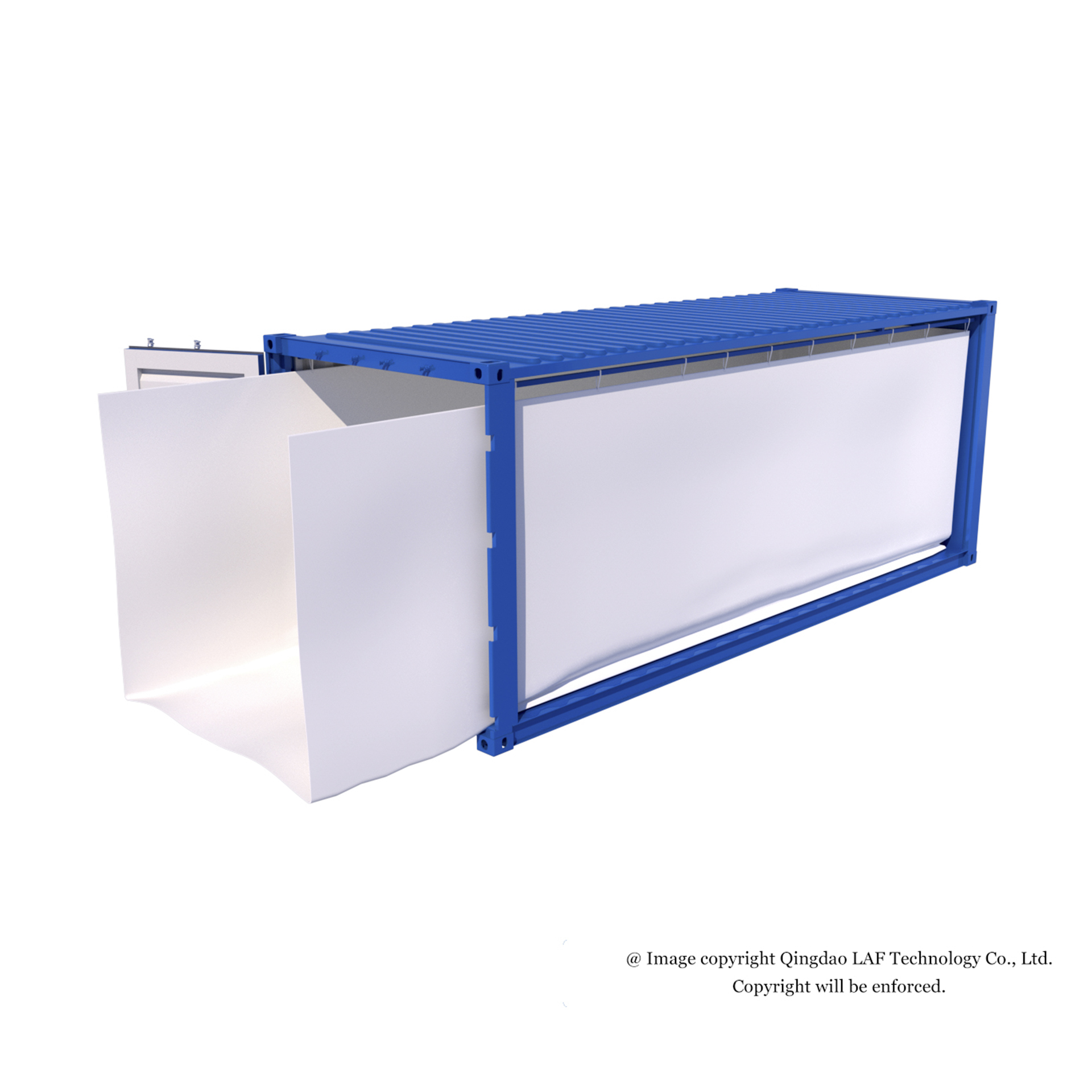 HDPE Revestimiento de contenedor fácil de usar para productos secos a granel