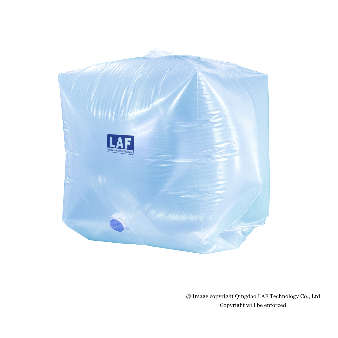 IBC de papel desechable con bolsa de líquido para el transporte de líquidos